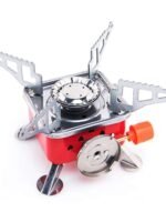 Cluemart 2800W Ultralight Folding Camping Gas Stove – Portable Stainless Steel Backpacking Burner with Carry Bag