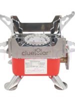Ultralight Foldable Square Gas Stove – Wind-Resistant Stainless Steel Butane Burner for Backpacking & Picnics