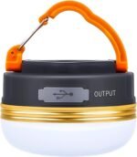 Cluemart Rechargeable LED Camping Lantern (300 Lumens) – Portable Tent Light with Magnetic Base & 1800mAh Battery