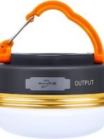 Cluemart Rechargeable LED Camping Lantern (300 Lumens) – Portable Tent Light with Magnetic Base & 1800mAh Battery