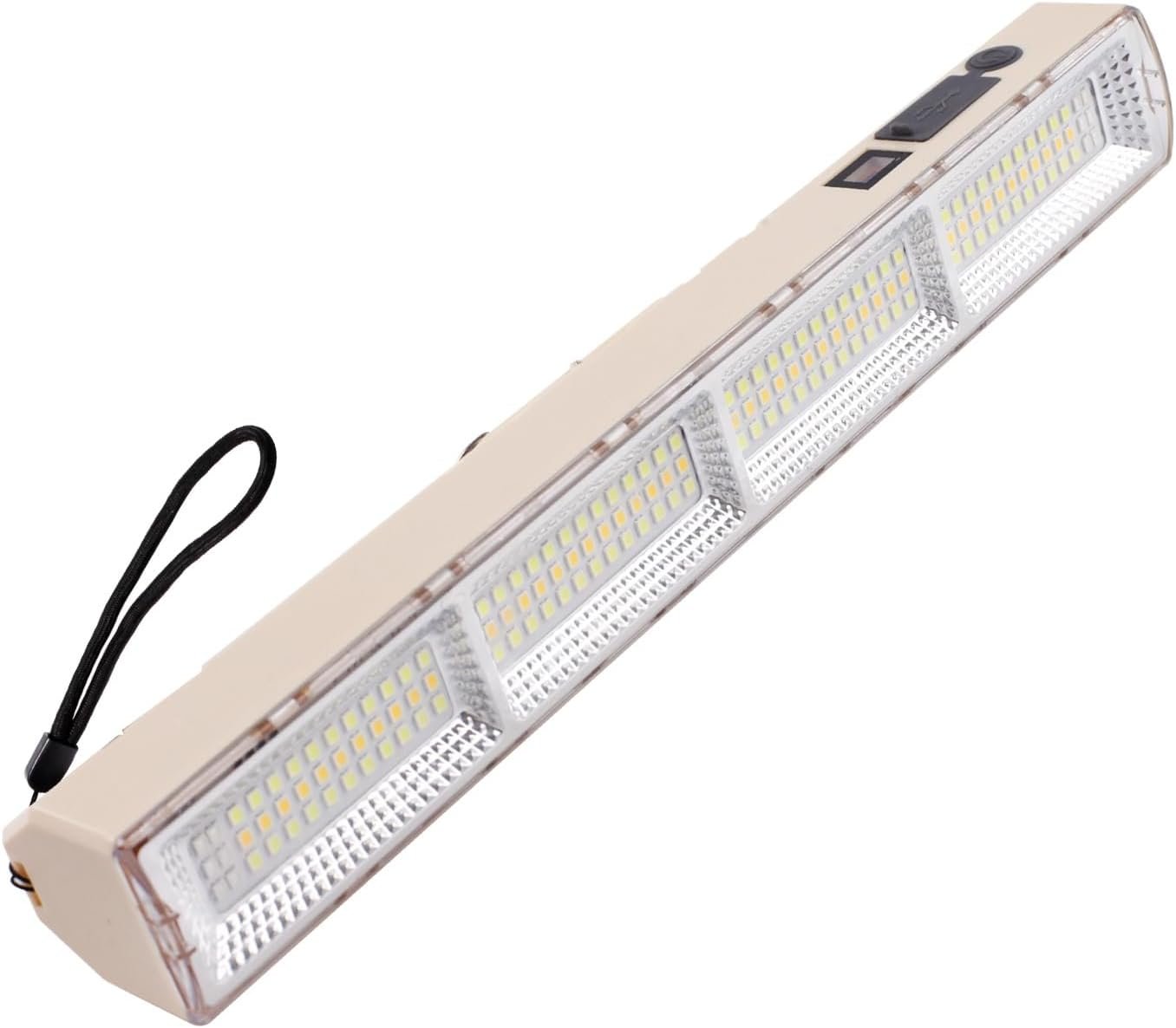 Cluemart 40cm Rechargeable LED Work Light & Portable Floodlight – Cordless Inspection Light for Garage, Camping & Emergency