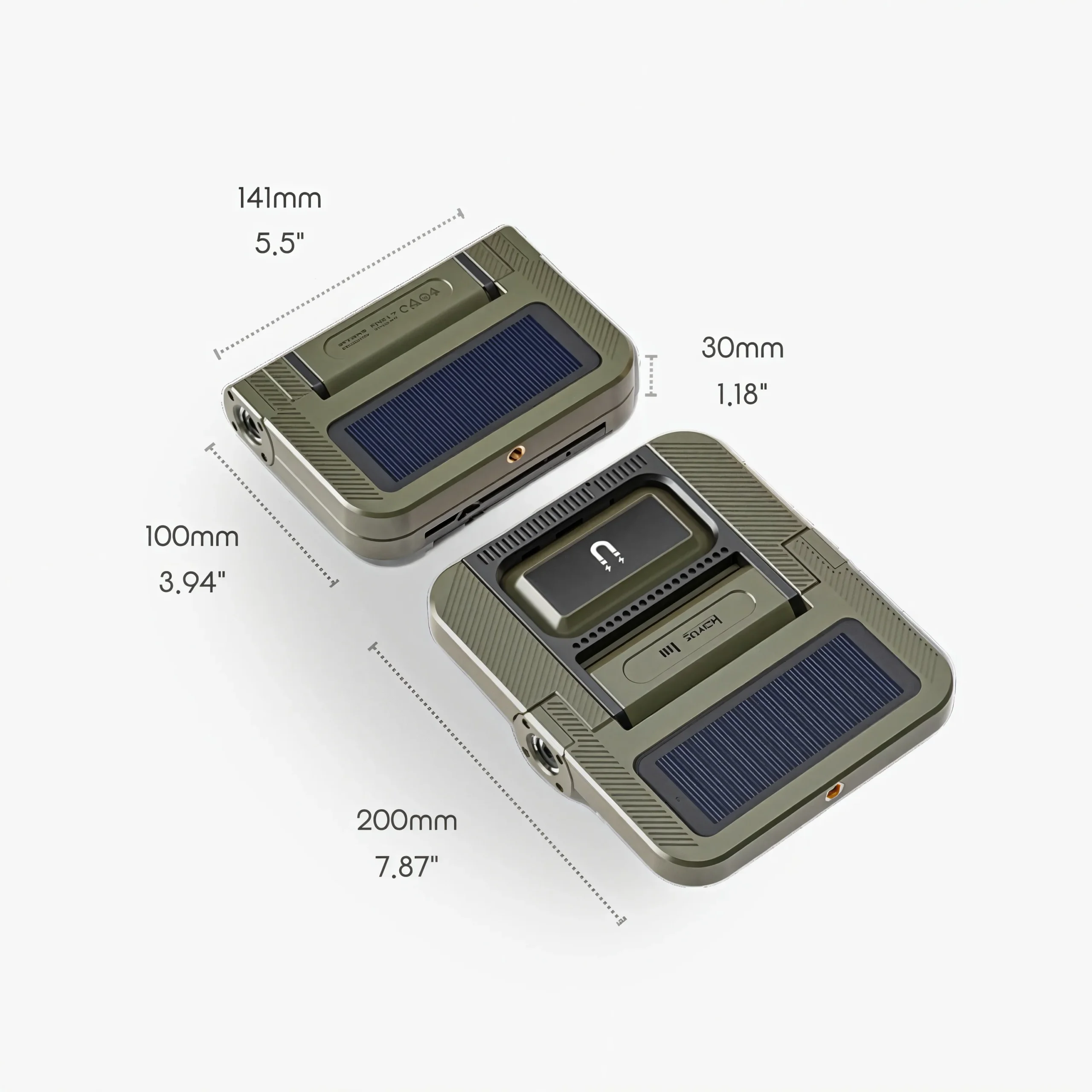 Cluemart 2-in-1 Collapsible Solar LED Camping Lantern | 5000mAh Portable Phone Charger & Emergency Light
