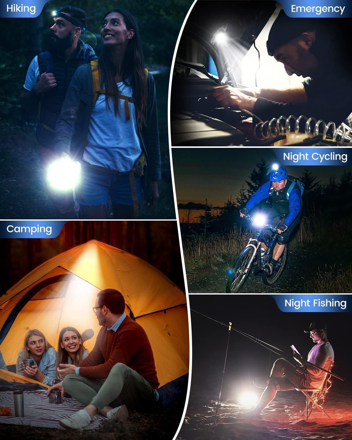 Cluemart Rechargeable COB LED Keychain Work Light – Magnetic Base, Carabiner Hook & Folding Stand (6 Modes)