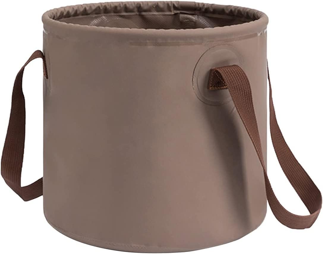 10 Liter Portable Folding Bucket – Heavy-Duty Waterproof Fabric Water Basin & Gear Storage Organizer for Outdoor Camping, Gardening & Hiking