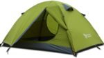 HILLMAN 3-Person Instant Pop-Up Camping Tent with Rainfly – Waterproof Lightweight Dome Backpacking Tent with Carry Bag for Hiking, Family & Travel