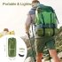2-Person Inflatable Camping Sleeping Pad with Integrated Pillows – Double Air Mattress with Built-in Foot Pump for Tent Camping, Backpacking & Hiking (Green)
