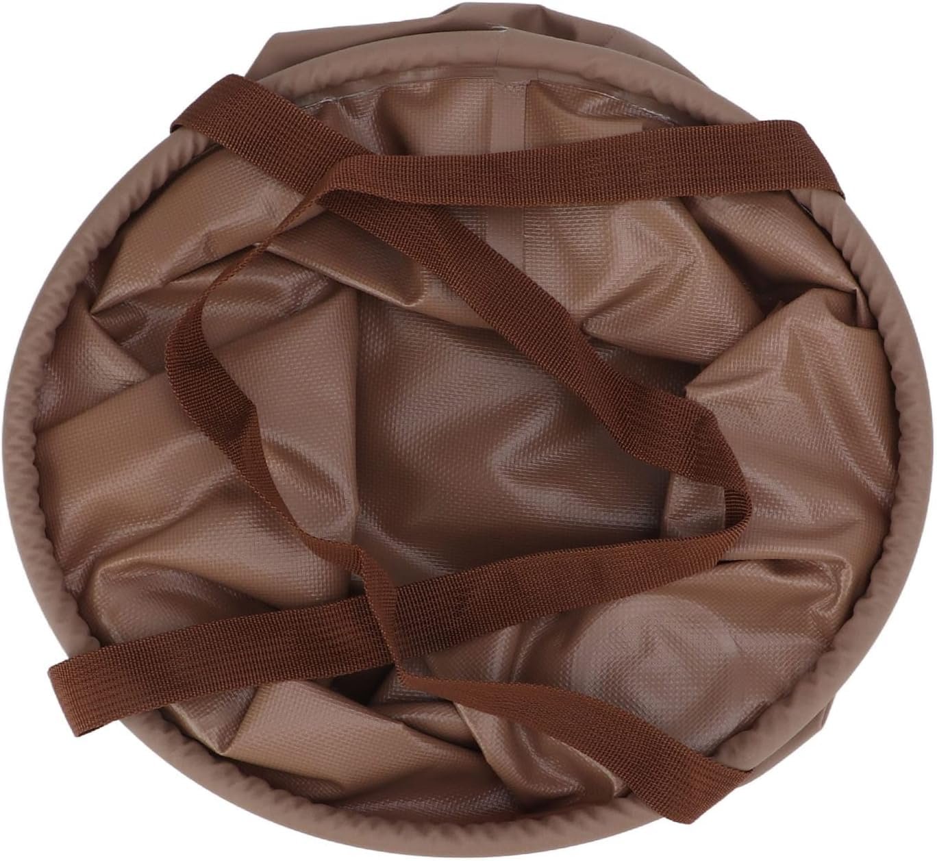 10 Liter Portable Folding Bucket – Heavy-Duty Waterproof Fabric Water Basin & Gear Storage Organizer for Outdoor Camping, Gardening & Hiking