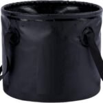 10 Liter Portable Folding Bucket – Heavy-Duty Waterproof Fabric Water Basin & Gear Storage Organizer for Outdoor Camping, Gardening & Hiking